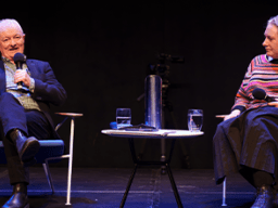 Mr Antony Green AO and Dr Jill Sheppard (SPIR) - (Photo David Fanner - ANU)