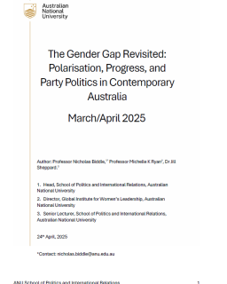 The Gender Gap revisited